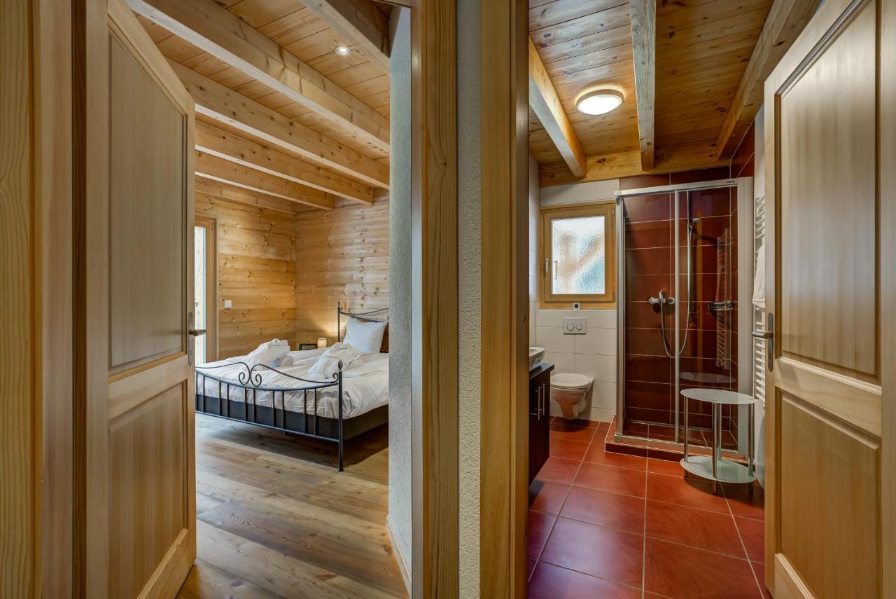 Chalet Flocon De Neige - Jacuzzi - Sauna La Tzoumaz Exteriör bild