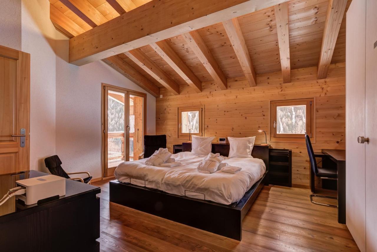 Chalet Flocon De Neige - Jacuzzi - Sauna La Tzoumaz Exteriör bild