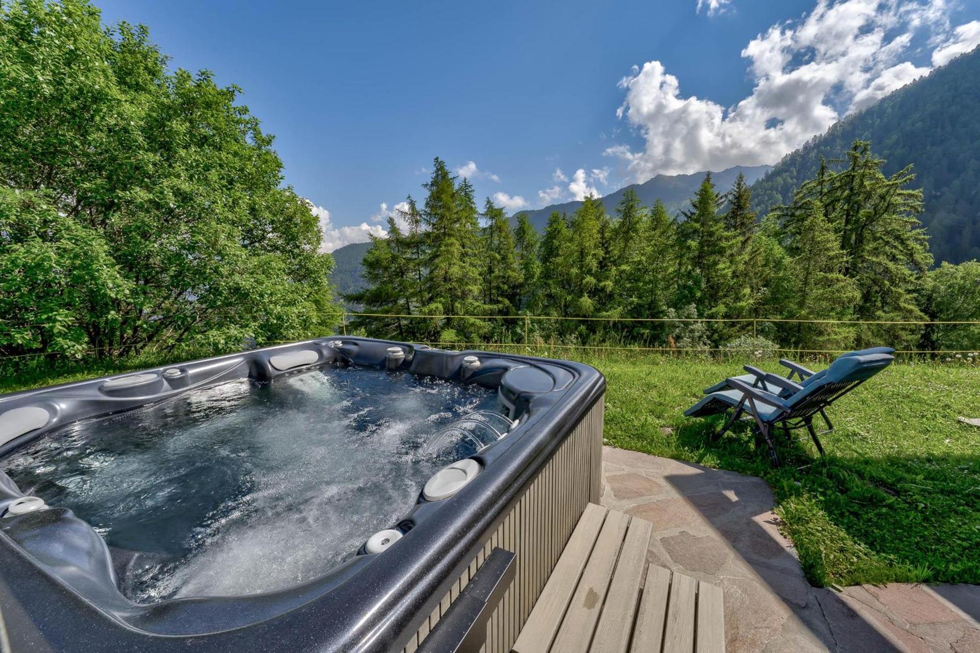 Chalet Flocon De Neige - Jacuzzi - Sauna La Tzoumaz Exteriör bild
