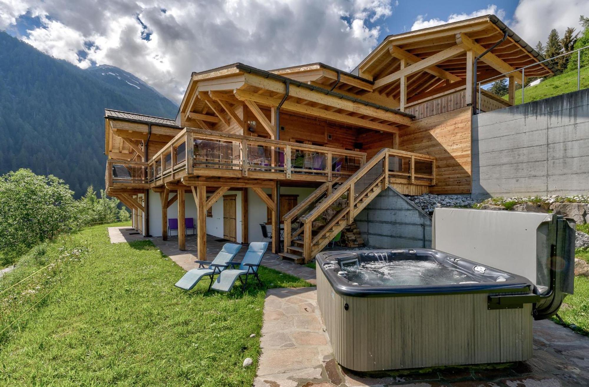 Chalet Flocon De Neige - Jacuzzi - Sauna La Tzoumaz Exteriör bild