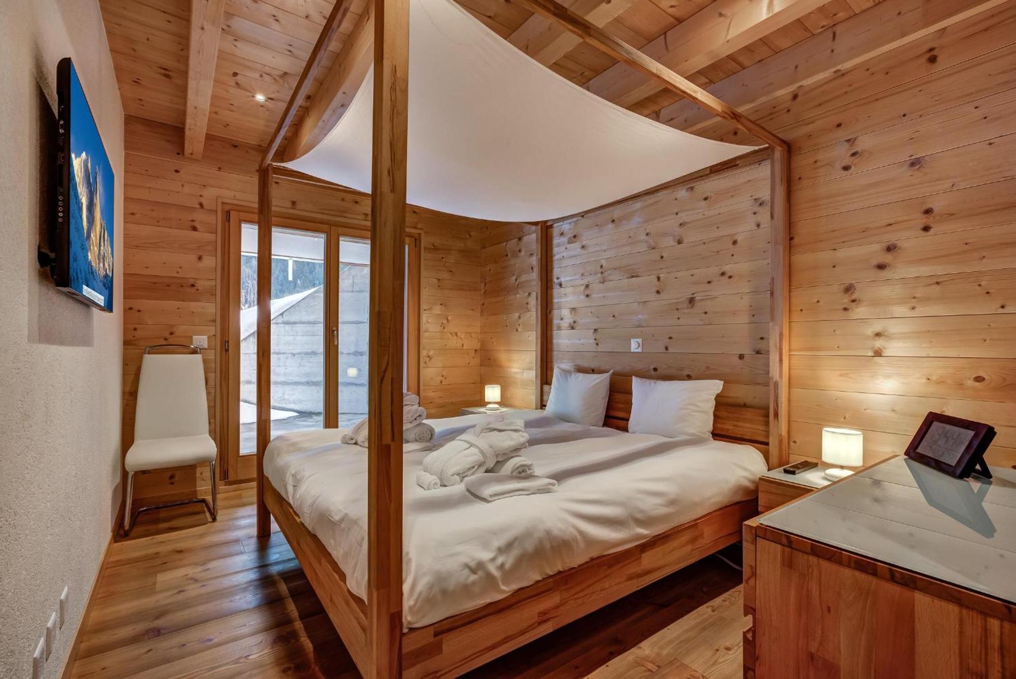 Chalet Flocon De Neige - Jacuzzi - Sauna La Tzoumaz Exteriör bild